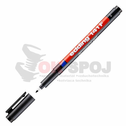 Permanentný OHP popisovač edding® 141F, čierny