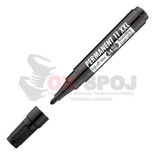 Permanentný popisovač 11 XXL, čierny