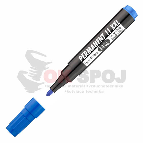 Permanentný popisovač 11 XXL, modrý