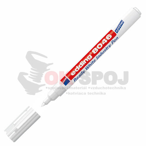 Priem. popisovač edding® 8046 Ready White, perm.