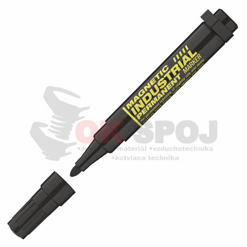 Priem. popisovač 11 XXL D12, čierny, perm. s mag.